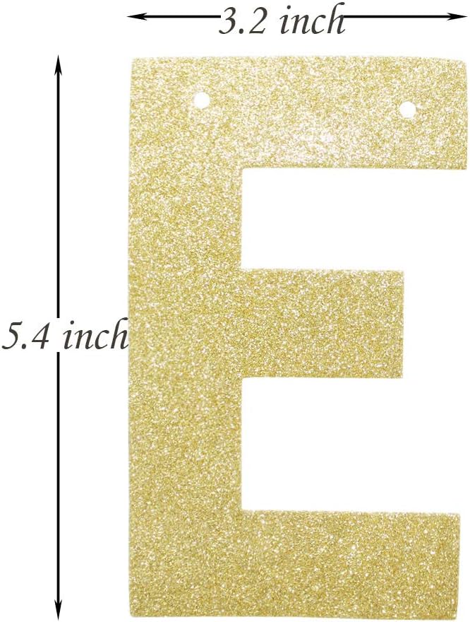 Soon to Be Mr & Mrs Gold Glitter Banner Sign Garland for Bridal Shower, Wedding Engagement, Bachelorette Party Decorations