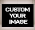 BELECO 5x5ft Fabric Custom Backdrop Customized Backdrop with Picture Logo Text Customize Your Design Personalized Background Banner for Party Decor Birthday Wedding Festival Photoshoot Props