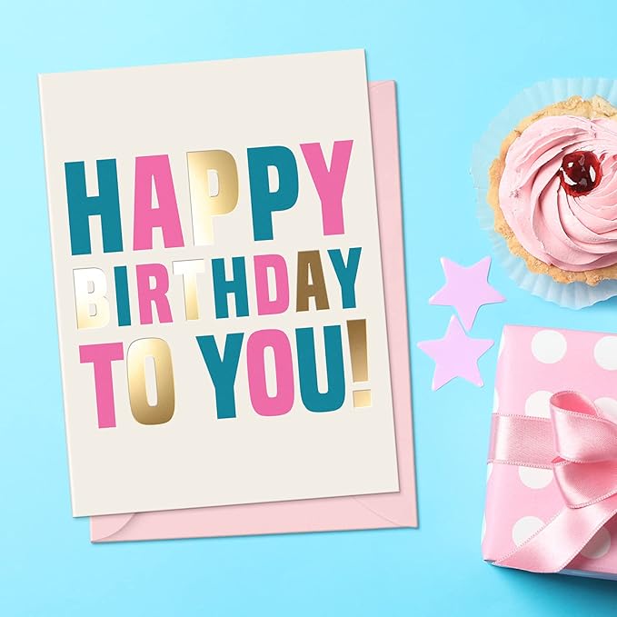Sweetzer & Orange Happy Birthday Cards with Envelopes & Assortment Box. Variety Set of 20 Assorted Birthday Cards with Envelopes, Perfect Bulk Pack for Celebrations, Special Occasions, Friends