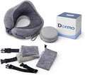Dormo - Travel Kit, Travel Kit for Airplanes - Bus - Auto -Train, Travel Pillow, Neck Pillow, Neck Pillow for Airplanes, Multifuntional Band, Eye Mask