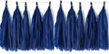 Tissue Paper Tassels Garland Banner Table Decor Party Banner Wedding Birthday Baby Shower Nursery Party Decorations Supplies (20, Royal Blue)