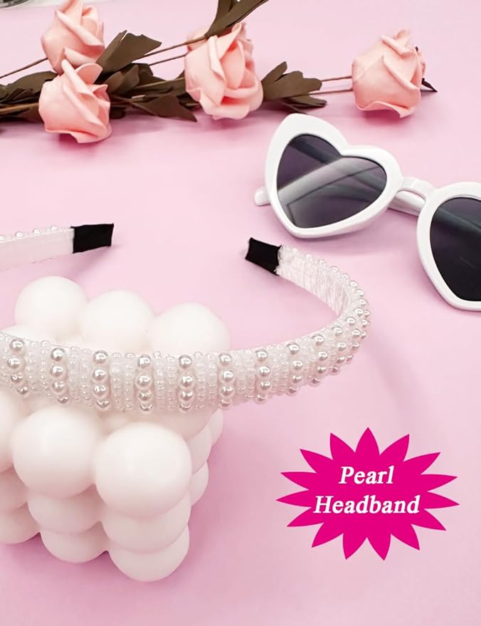 Bridal Veil with Headband Sash Glasses 4 PCS Bachelorette Party Decorations Bridal Shower Supplies Bridesmaid Favors