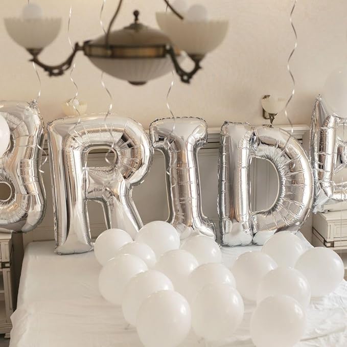 Silver Letter D Balloons 40 inch Large Alphabet D Balloons Silver Helium Foil Letter Balloon Banner for Birthday Party Anniversary Wedding Decoration