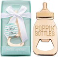 24Pack Poppin Bottle Openers for Baby Shower Favors Boy Baby Shower Return Gifts Decorations and Blue Souvenirs