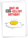 The Best Card Company - Hilarious Birthday Puns Notecard with Envelope, 5x7 Inch, Multicolored, No Batteries Required