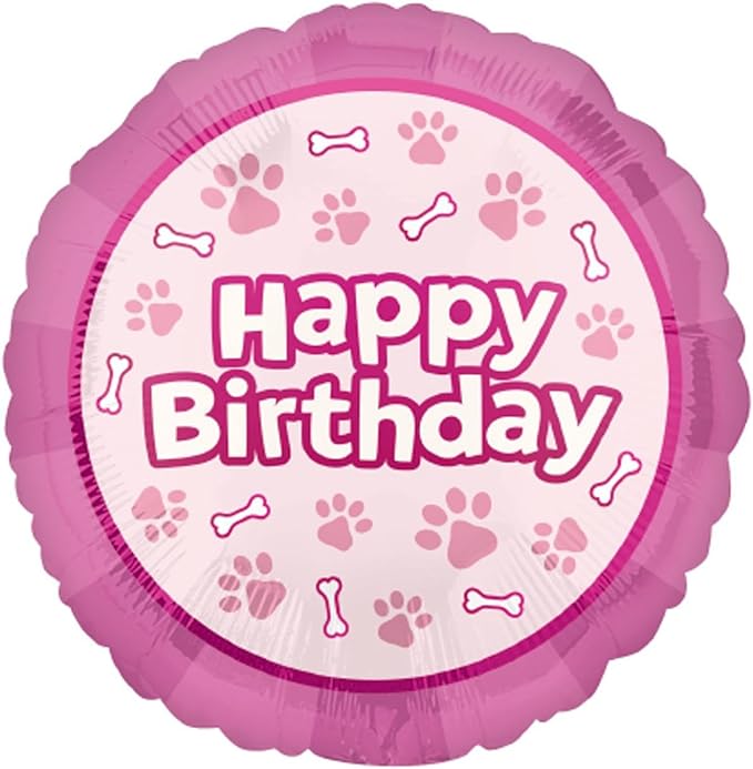 Bingo and Bluey Girl Birthday Party Supplies Foil Balloon Bouquet Decorations 6pc