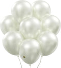 AFTERLOON® Biodegradable Balloons 24 pcs Pearlized White 10 Inch Pearl Color, Pearlescent Thickened Extra Strong Natural Latex Helium Float, Colorful Bulk Color Globos Para Decoration De Fiestas Kids