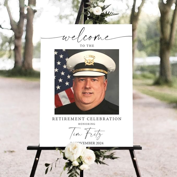 Personalized Retirement Yard Sign, Personalized Lawn Decoration for Happy Retirement Celebration, Outdoor Welcome Board for Party Entrance, Event Decor for Coworker Farewell Party, 12x18 Inch #5