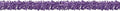 Beistle Metallic Festooning Garland Hanging Decorations, Birthday Party Supplies, 4" x 15', Purple