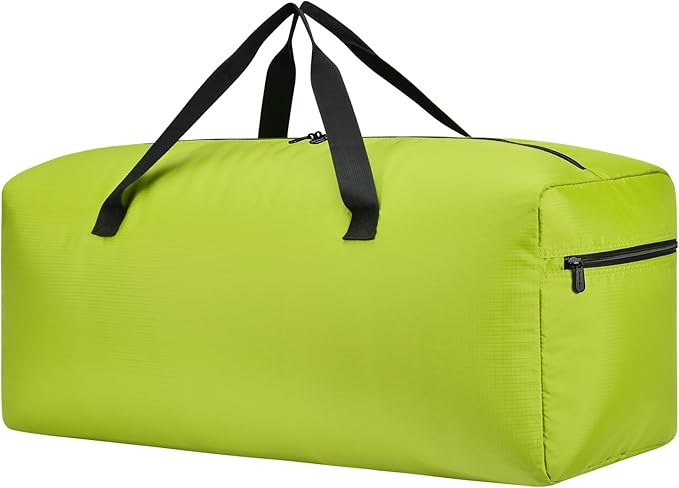 iFARADAY Foldable Duffel Bag 30" / 75L Lightweight with Water Rresistant for Travel-Light Green