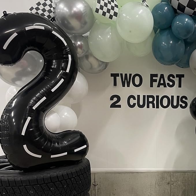 Smlpuame 40 inch Number Balloon 0-9 Black Large Number 0 Balloons,Digital Balloons for Birthday Party Celebration Decorations Supplies, Helium Foil Number Balloons for Wedding Anniversary