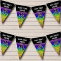 60's 70's 80's Disco Dance Retro Personalized Birthday Party Bunting - Hanging Party Decoration - Birthday Party Banner Garland | Decorative Party Supplies