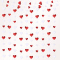 10 Pack 130ft Burgundy-red White Heart Party Garland Asymmetrical Love Hanging Banners for Birthday Wedding Decorations Mothers Day Bachelorette Bridal Shower Engagement