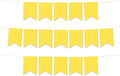 Andaz Press Hanging Pennant Banner with String, Yellow, 1-Set, 24 Pennants, Approx. 12-Feet Long