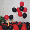 200 Pcs Red and Black Balloons 5 Inch Latex Matte Mini Small Balloon Garland Arch Kit for Baby Shower Birthday Bridal Shower Wedding Anniversary Party Decorations