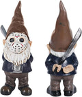 Garden Gnome Statue Decoration Garden Decor Horror Gnomes Boo Basket