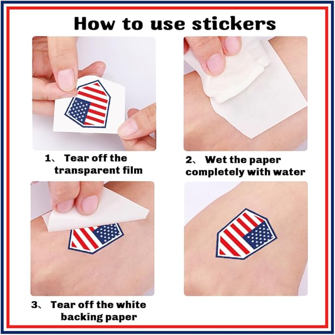 UMEELR 126Pcs Patriotic Party Supplies, 4th of July Party Accessories with Necklaces Headbands Shutter Glasses Flags Glow Sticks for 4th of July Independence Memorial Day Party Favor