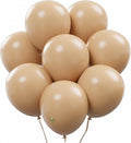 AFTERLOON® Biodegradable Balloons 24 pcs Beige 12 Inch, Matte Color Thickened Extra Strong Latex Helium Float, Multicolor Colorful Bulk Color ballon baloon Globos Para Decoration De Fiestas Kids