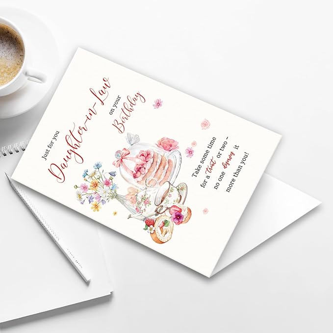 Lovely Birthday Card for Daughter-in-Law,Unique Daughter in law Birthday Card Gift
