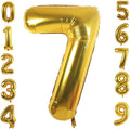 gold Foil Balloons Number 7, 42 inch