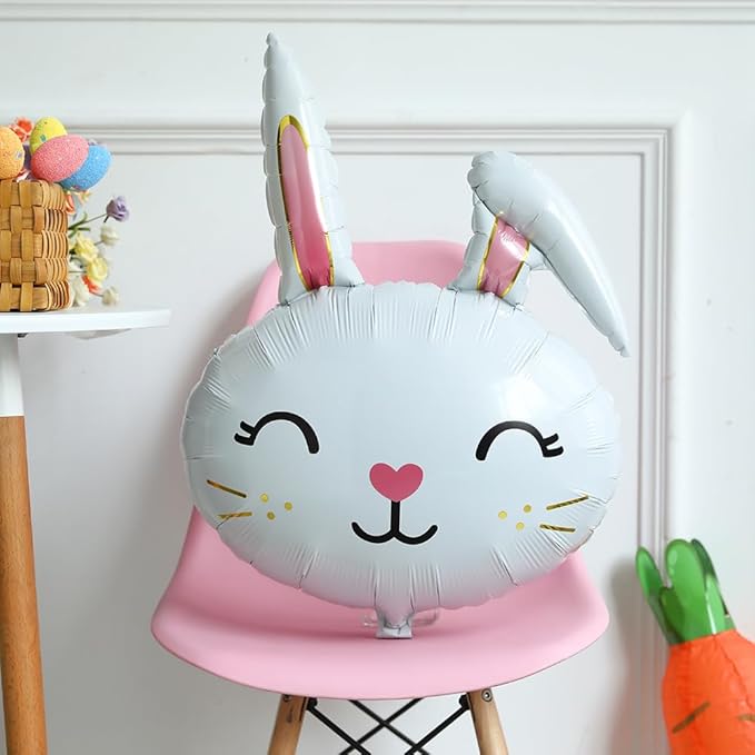 160Pcs Easter Balloon Garland Arch Kit with Bunny & Carrot Foil Balloons, Pastel Balloons for Easter Party, Baby Shower, Spring Birthday, Photo Backdrop Decorations