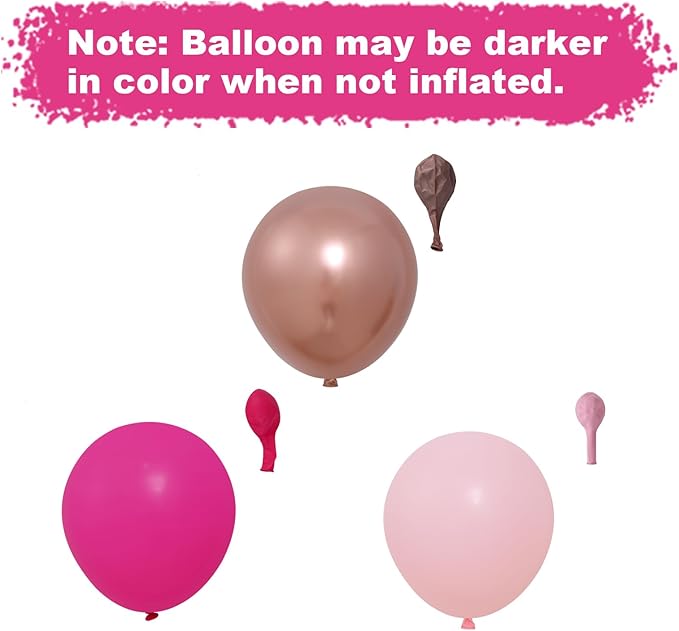 Pink Butterfly Balloon Arch Garland Kit 112pcs Pastel Pink Rose Gold Balloons with 2pcs Butterfly Foil Balloons for Birthday Party Decorations Baby Shower Decorations for Girls