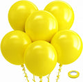 Bezente Yellow Balloons 18 Inch - 30 Pack Large Thick Yellow Balloons Big Round Yellow Latex Balloons for Bridal Shower Birthday Sunflower Theme Party Decorations