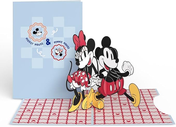Lovepop Mickey and Friends 3D Pop-Up Birthday Card - for Him, Her, Kids, Boys, Girls, Men, Women