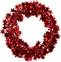 PMU 75 Ft Star Wire Shiny Garland Red - Halloween, Christmas Party, Wedding, Birthday, Festive Home Decoration Ornament Red (3pc-25Ft Each)