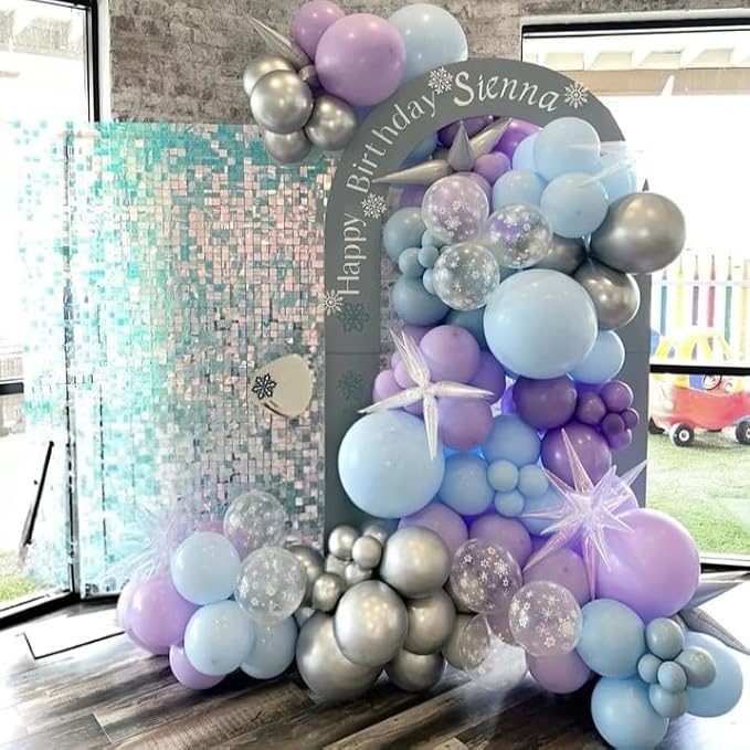 6PCS Iridescent Star Balloons, 22Inch Huge Iridescent Explosion Star Balloons Holographic Spike Cone Foil Balloon for Baby Shower Bridal Shower Wedding Birthday Party Decorations