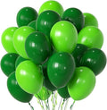 Green Balloons,12 Inch 50pcs Dark Green Lime Green Latex Balloons Green Party Decorations Balloons for St. Patrick's Day Birthday Jungle Safari Outdoor Events