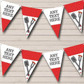 BBQ Grill Cookout Summer Personalized Birthday Party Bunting - Hanging Party Decoration - Birthday Party Banner Garland | Decorative Party Supplies