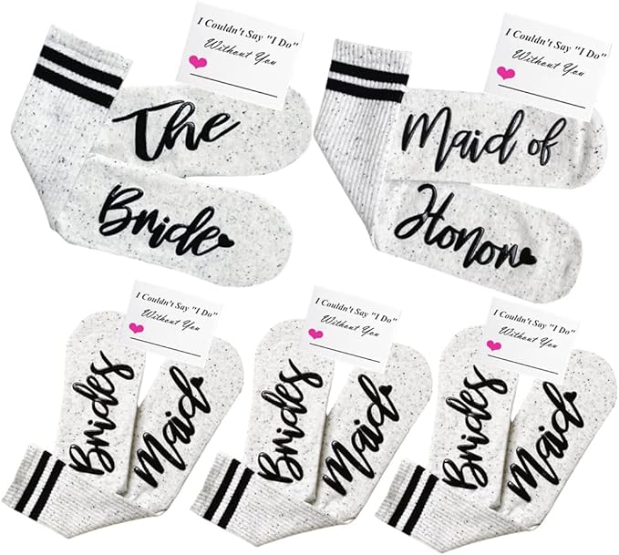 Bridesmaid Gifts For Women Wedding Gifts Proposal Set Bachelorette Party Favors Decorations Bride Socks…