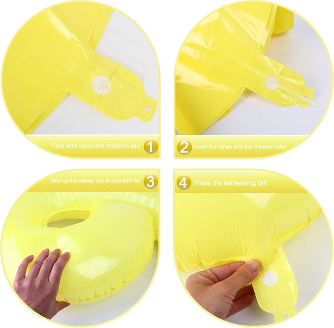 Helium Foil Yellow Number 8 Balloon 40 Inch, Mylar Eight Numbers 8 18 28 38 48 58 80 88 Birthday Balloons, Yellow Women Men Anniversary Graduations Party Supplies