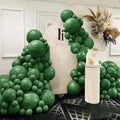 Pastel Green Balloon Garland Kit Different Sizes Double Stuffed Balloons Latex Sage Balloon Jungle Green Arch For Birthday Safari Baby Shower Gender Reveal Bridal Boho Party