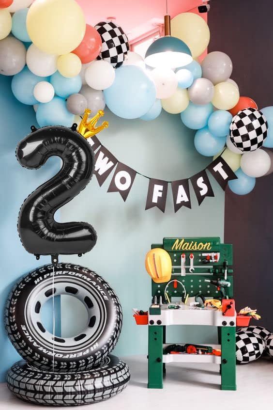 Black 7 Balloon, 40 Inch Number Balloons, Black Party Decorations, 7th Balloons Number, 17th 27th 37th 47th, Black Seven Birthday Decorations, Number 7