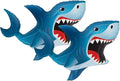 Artisan Owl Set of 2 Blue Shark Jumbo 35" Foil Party Balloons