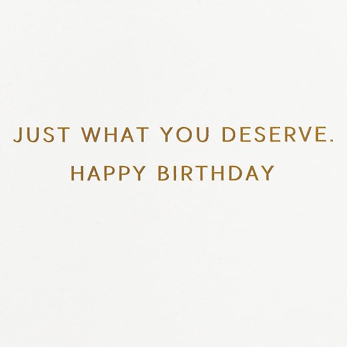Hallmark Signature Birthday Card (Best Year Yet)