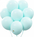 AFTERLOON® Biodegradable Balloons 24 pcs Pastel Mint 12 Inch, Matte Color Thickened Extra Strong Latex Helium Float, Colorful Bulk Color ballon baloon Globos Para Decoration De Fiestas Kids