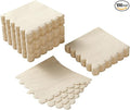 100 Pack Cocktail Napkin 2-Ply Scalloped Edged Dessert Napkins Folded 5 x 5 Inches Disposable Napkins for Dinner Wedding Birthday Party Bridal Anniversary Reception Event (Milky-White)