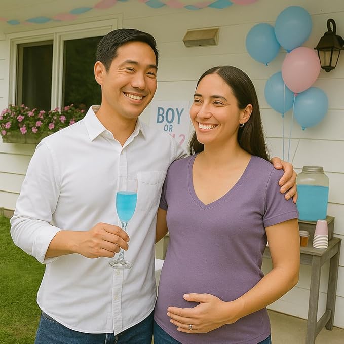 Brew Glitter Baby Blue Gender Reveal Color Changing Edible Drink Glitter (4g, 1x Jar) for Clear Cocktails, Mocktails and other Beverages!