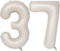40 In Cream white Number Balloons Helium Foil Mylar Balloon Birthday Party banquet Decoration Digital 37