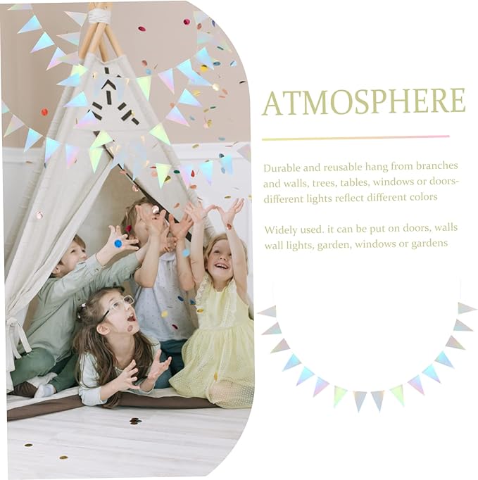 2pcs Double-Sided Party Banner Flags for Birthday and Wedding Decor Reusable Hanging Decorations Lightweight and Easy to Store for Themed Celebrations