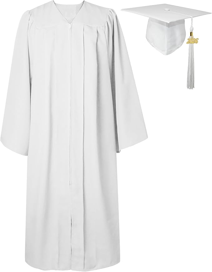 GraduatePro Matte Graduation Cap and Gown Class of 2026 Set Bulk with Tassel for High School & College 12 Colors