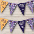 Decorative Nordic Scandinavian Birds Flowers Personalized Birthday Party Bunting - Hanging Party Decoration - Birthday Party Banner Garland | Decorative Party Supplies