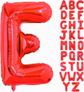 40 Inch Large Red Letter E Balloons Alphabet E Letter Balloons Foil Mylar Big Letter Balloons for Birthday Party Anniversary New Year Graduation Wedding Decorations