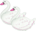 Artisan Owl Set of 2 White Swan 32" Foil Party Balloon