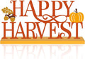 COCHIE Metal Happy Harvest Sign, Orange Fall Decorations for Home, Office, Shelf, Mantel, Indoor, Autumn Pumpkin Decoration, Hello Fall Leave Decor (Harvest)
