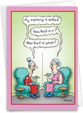 NobleWorks Funny Birthday Greeting Card with 5 x 7 Inch Envelope (1 Card) Bday Bad Memory C3680BDG-UA