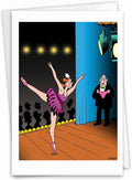 NobleWorks - 1 Awesome Birthday Greeting Card - Cartoon Art, Happy Funny Bday Note - Missing Panties C9598BDG